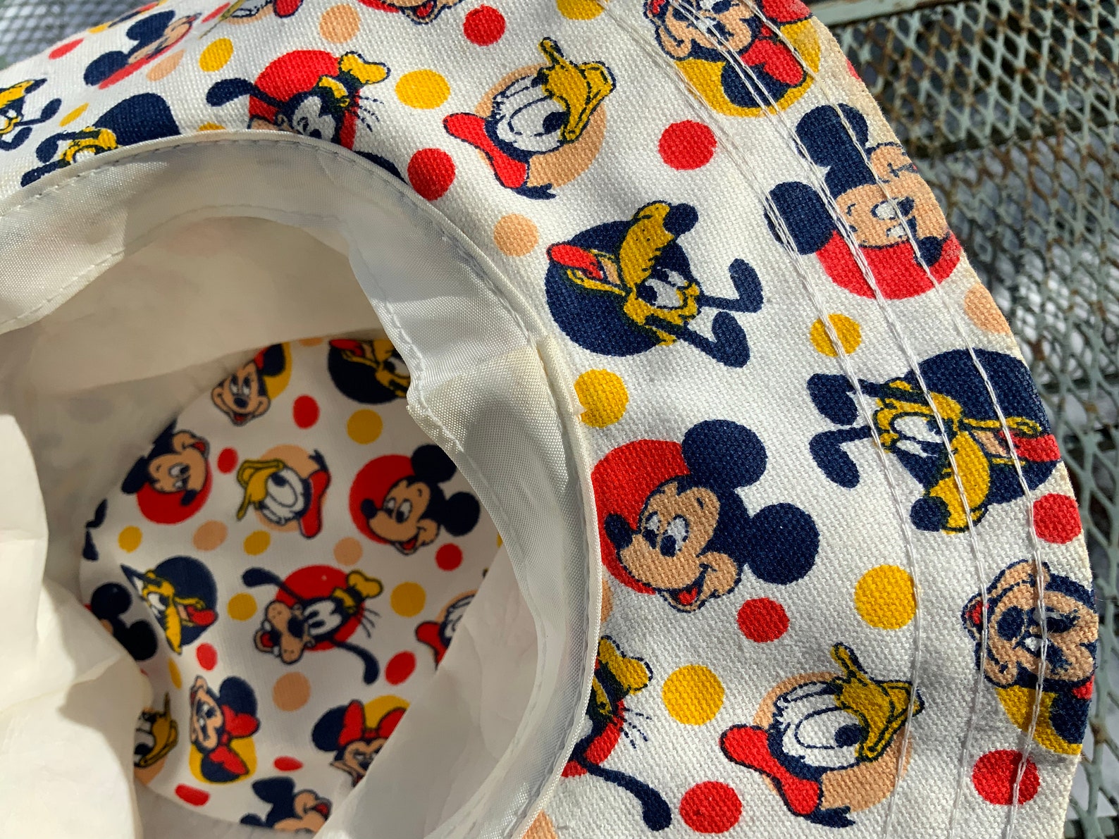 RARE Vintage Walt Disney Sun Hat Walt Disney Bucket Hat Etsy