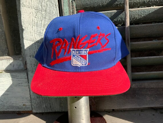 Vintage NHL Snapback Hat: 90s Rangers, Flyers, Lightning