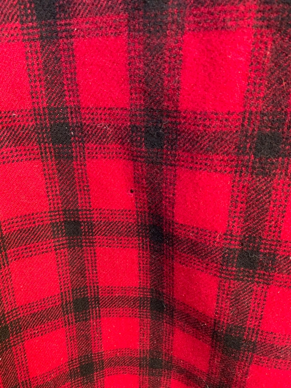 Vintage Large Woolrich Jacket, Buffalo Plaid Wool… - image 7