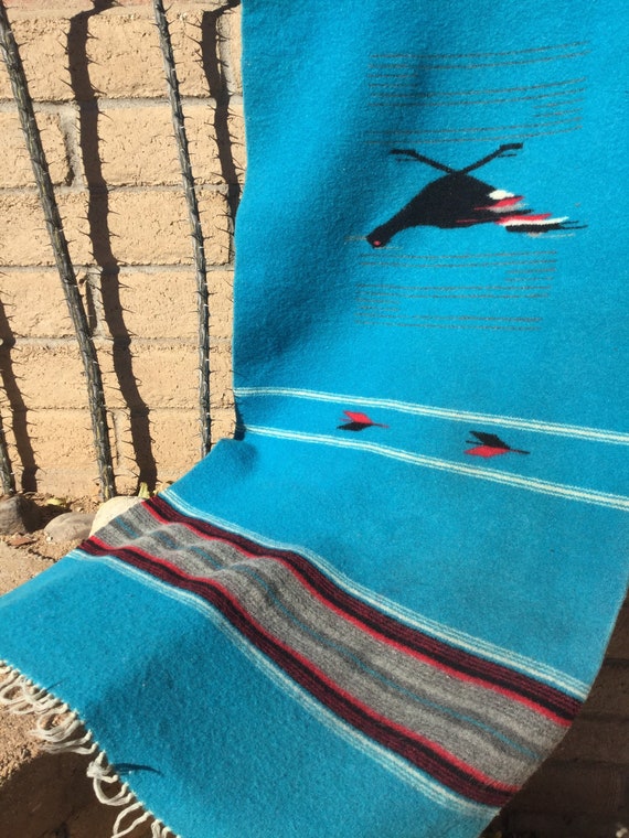 Vintage Native American Rug, Southwestern Rug, American Indian Rug, Navajo Rug