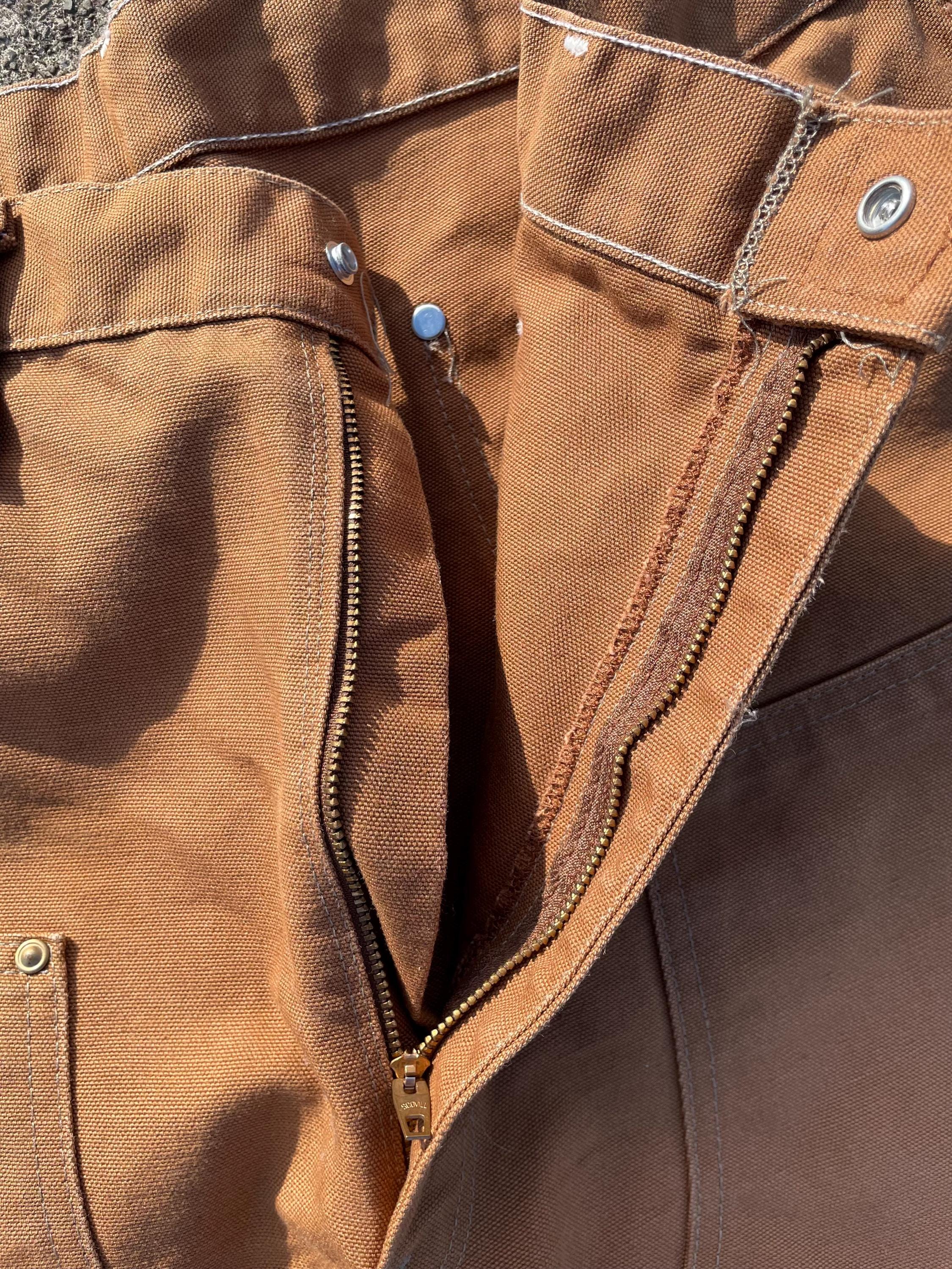 80's Vintage Carhartt Carpenter Pants, 36x26 Duck Cloth, USA Made