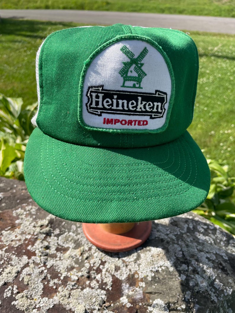 Vintage Heineken Hat Snapback Trucker USA image 4