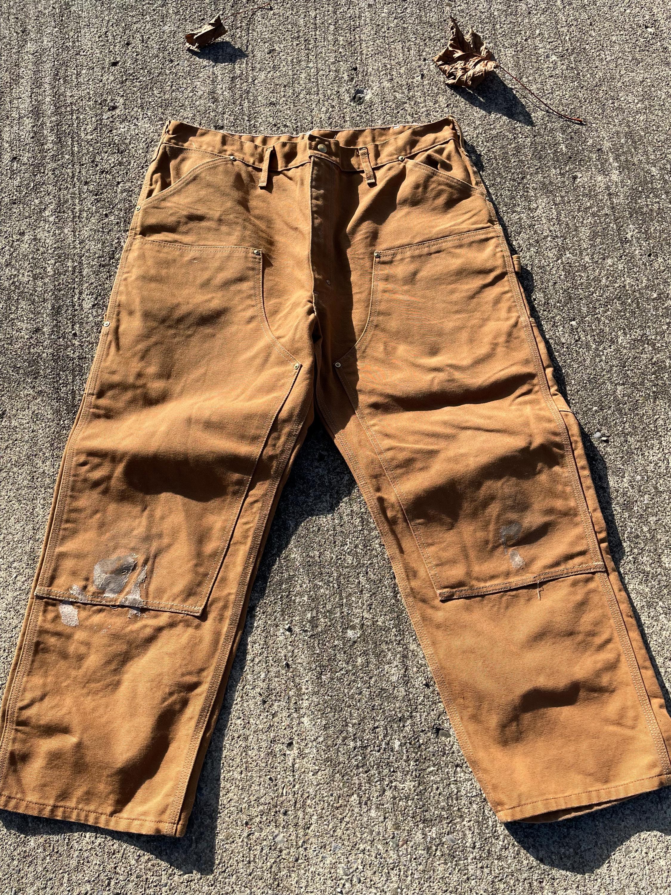 パンツ 80s Carhartt made in USA 80's Vintage Carhartt Carpenter Pants, 36x26 Duck Cloth, USA Made