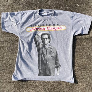Vintage John Mellencamp Shirt 1999 Rural Electrification Tour Grey Mens Size XL