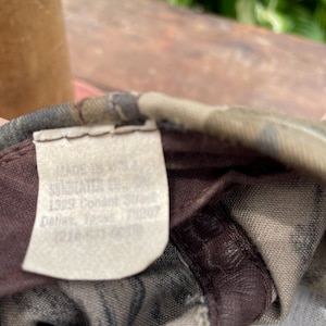 Vintage Mossy Oak Camo Hat Adult 80s 90s Hunting Outdoor Snapback USA afbeelding 17