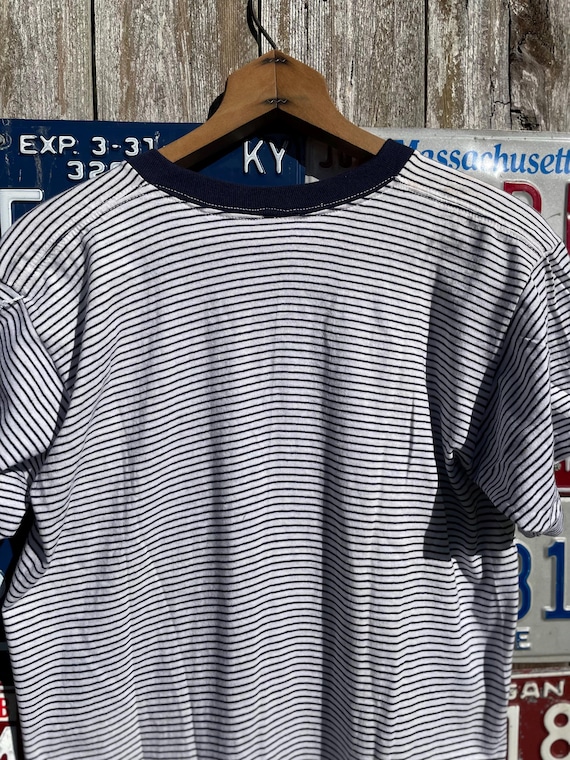 Vintage 1960s Striped Sorority Alpha Chi Sigma Lo… - image 11
