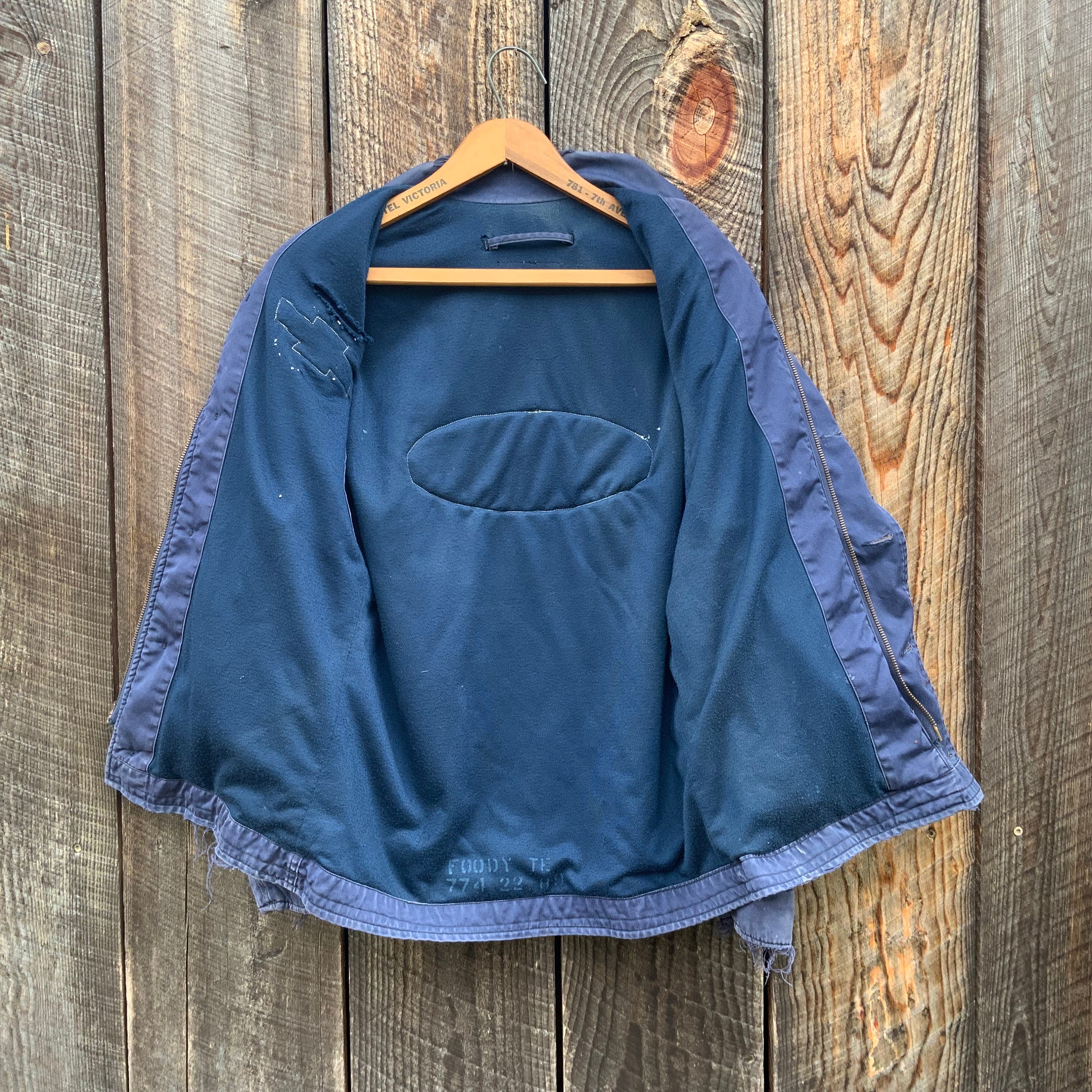 Vintage 60s 70s USN N4 Utility Deck Jacket Blue US Navy Vintage 60s 70s USN N4 Utility Deck Jacket Blue US Navy