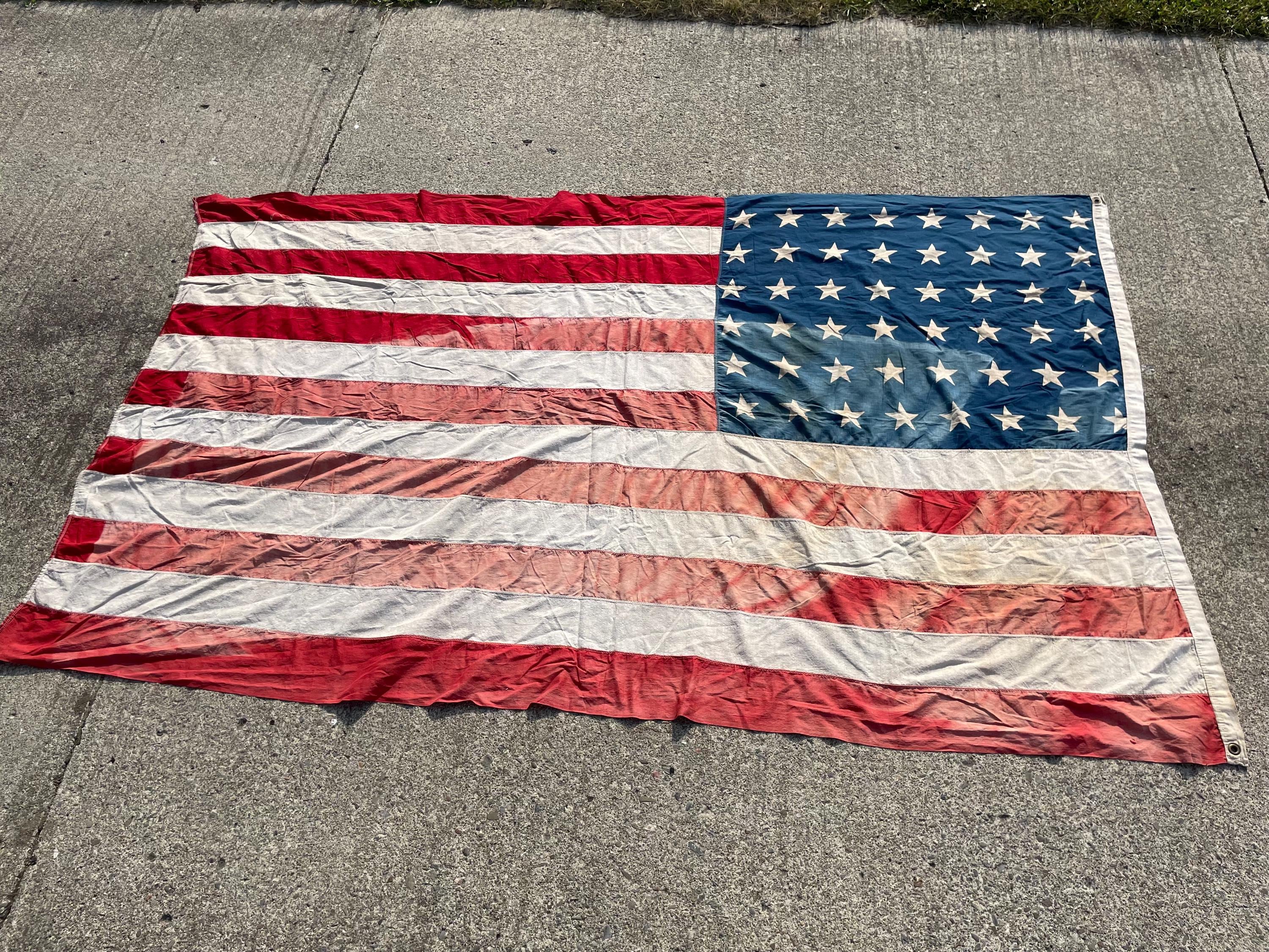 Antique 48 Star Flag - Etsy