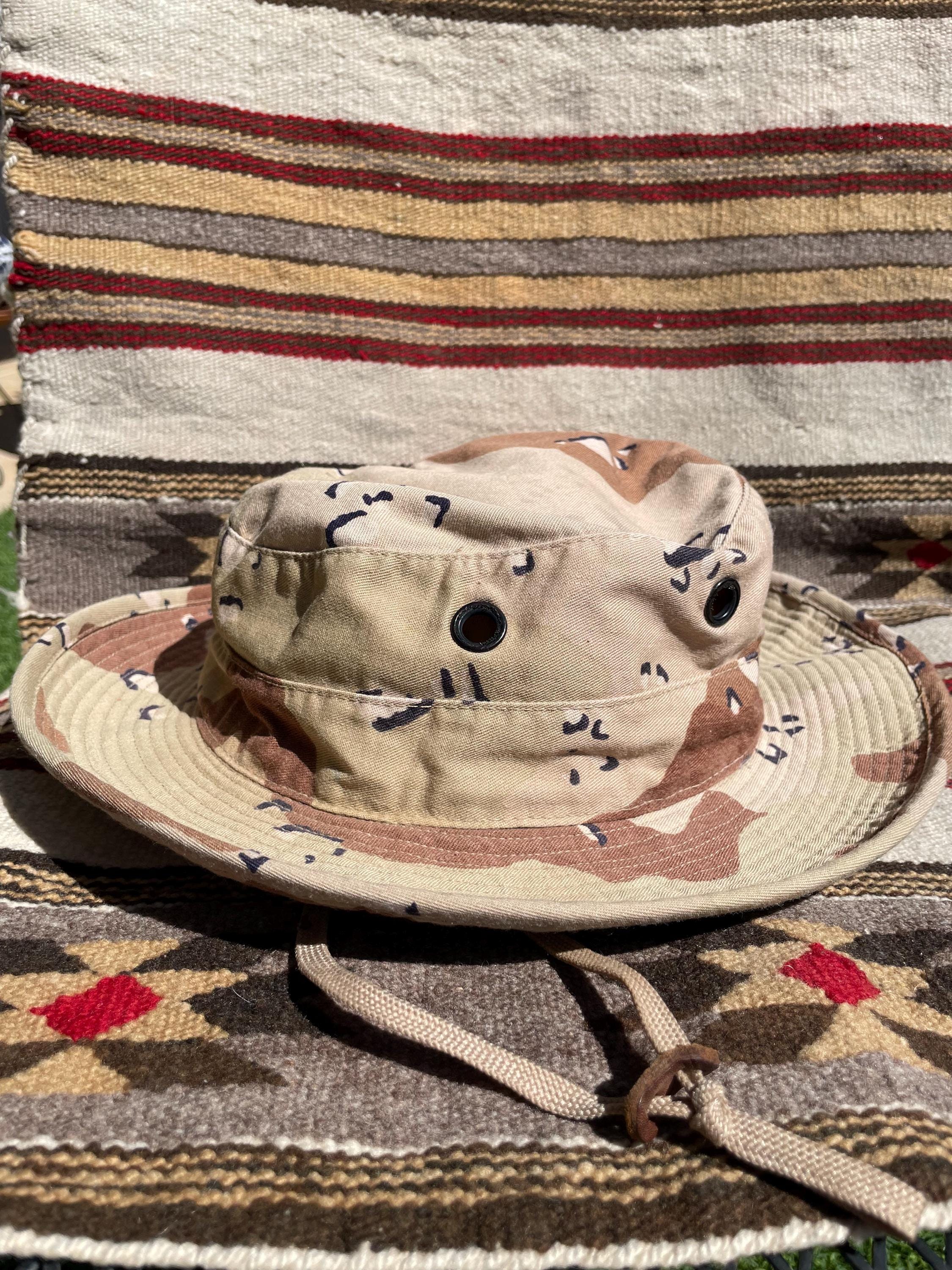 USGI Color Chocolate Chip Boonie Hat Gulf War Desert Camo XS - Main Image