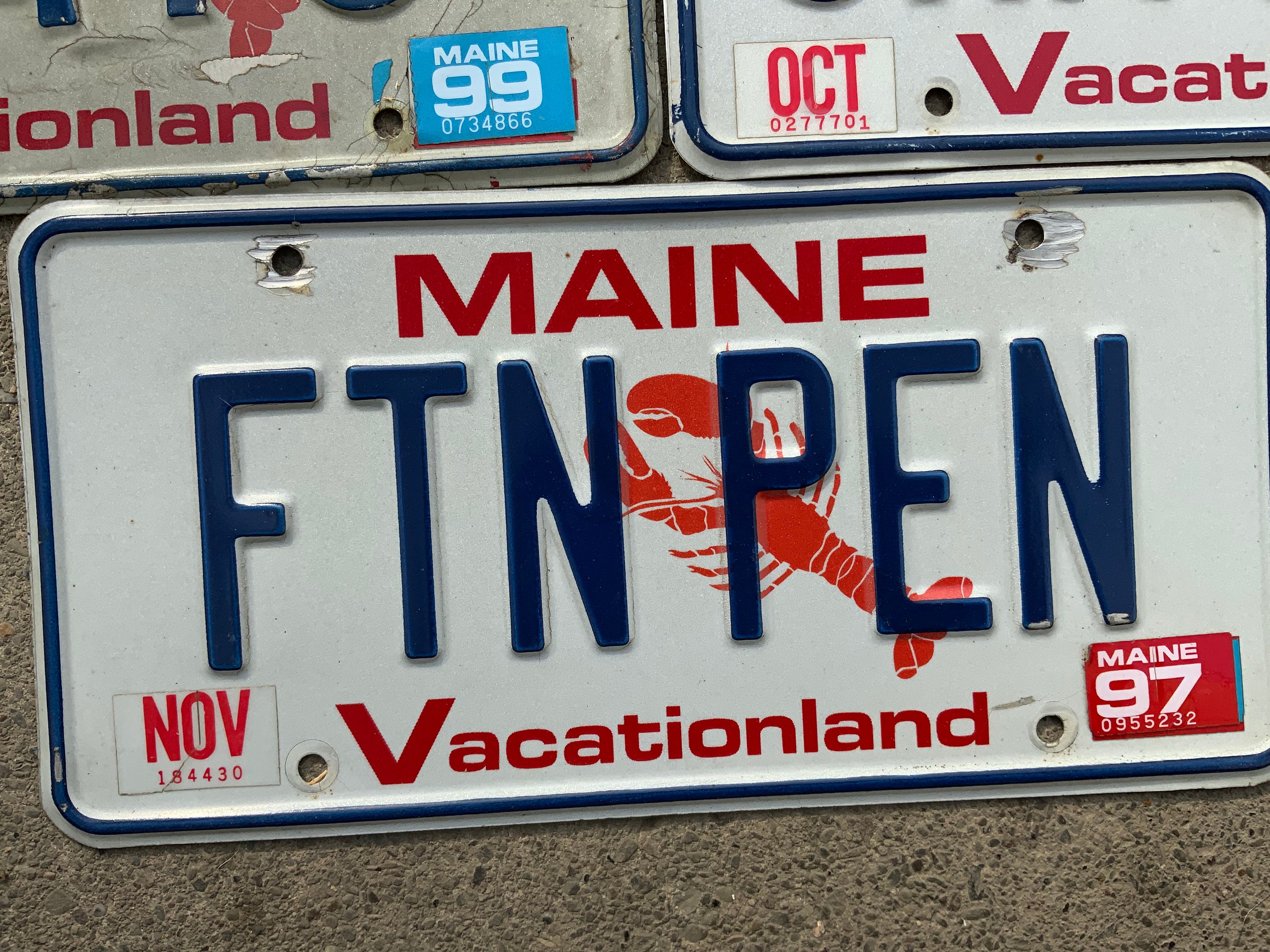 Choice: Vintage Maine Vanity License Plate Personalized - Etsy