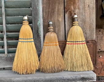 Vintage Primitive Whisk Brooms, Choice