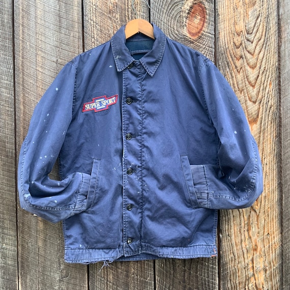 Vintage 60s 70s USN N4 Utility Deck Jacket Blue US Navy Vintage 60s 70s USN N4 Utility Deck Jacket Blue US Navy