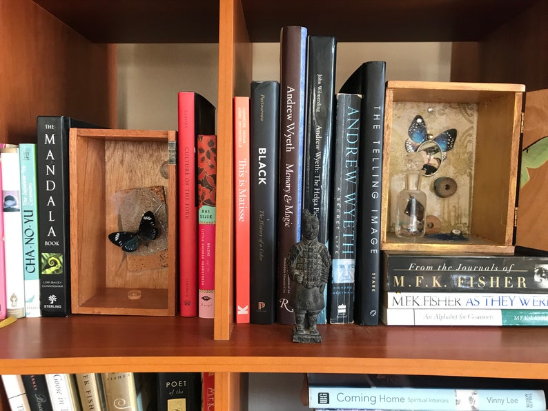 Essence of Butterly:Book Nook Shelf Insert and One of a Kind image 10