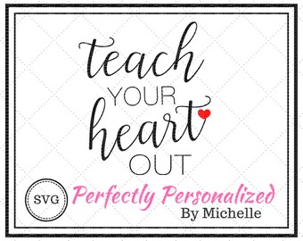 Enseña tu corazón fuera, archivo de corte digital, SVG