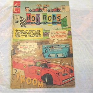 Hot rods & racing cars #116 g-vg condition 1972