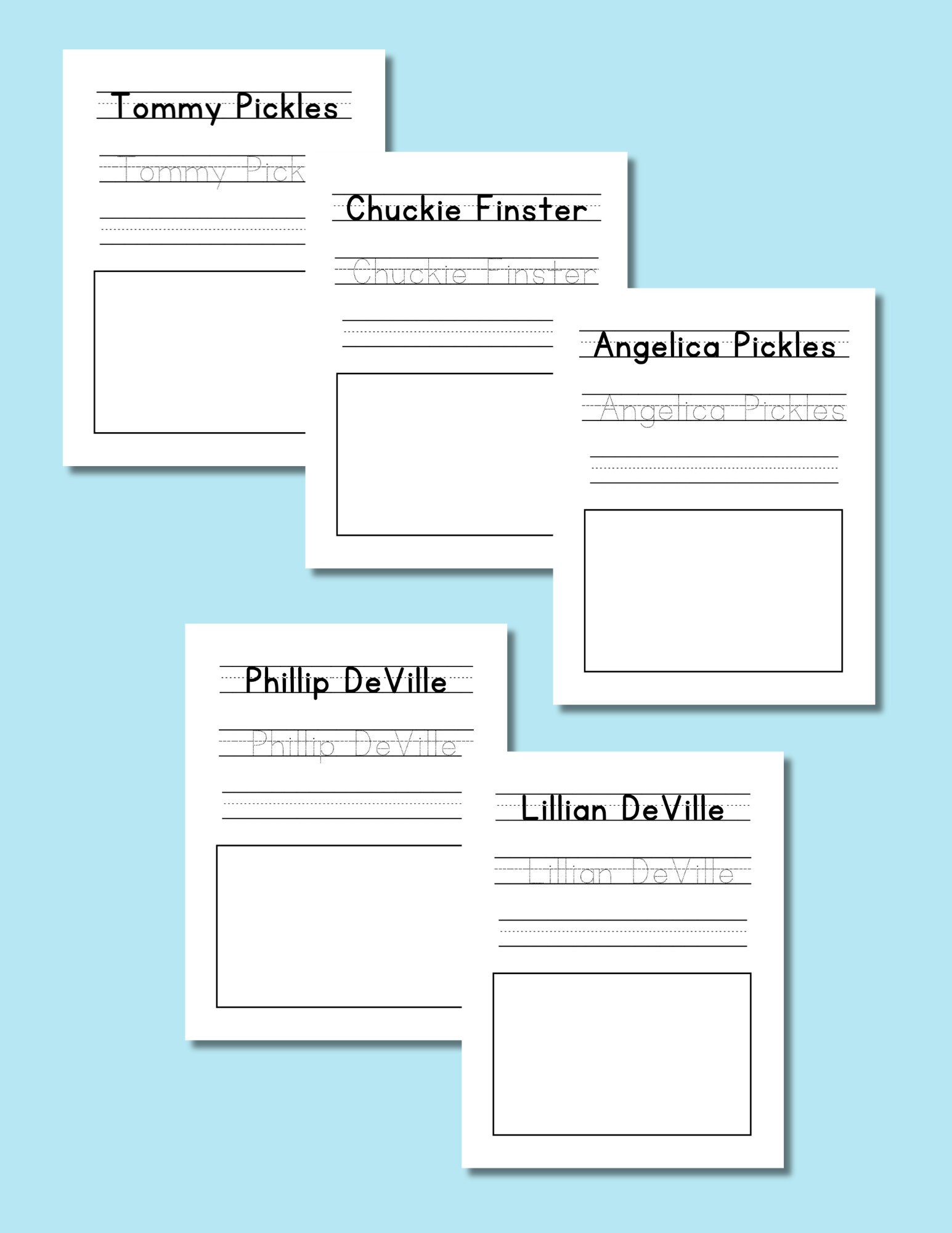 Name Writing Practice Sheet Prek, Kinder, Special Needs Homeschool
