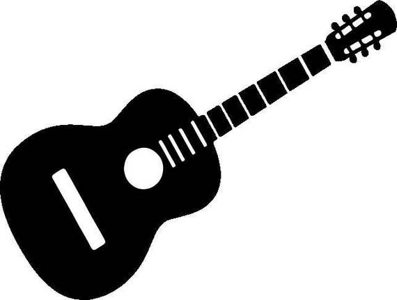 Download Guitar Digital SVG FILE | Etsy