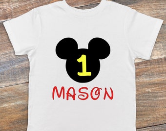 Toddler Tee - Mickey Mouse 1st Birthday