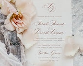 Colorable Luxury Wedding Invitation Set, Wedding Invitation Suite, Wedding Invitation Template, Boho Invitation, DIY Invitation, Amour
