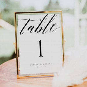 Table Numbers Wedding, Table Numbers Template, Table Numbers Printable, Table Numbers Wedding Template, Wedding Table Numbers, Felicia