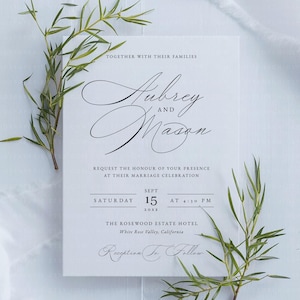 Script Wedding Invitation, Wedding Invitation Template, Wedding Invitation Suite, Wedding Invitation Set, Wedding Invites, Catherine