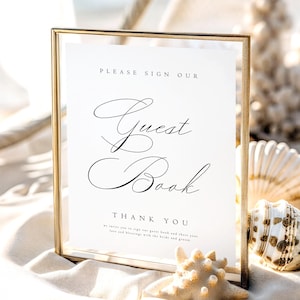 Guest Book Sign, Please Sign Our Guest Book, Guest Book Sign Wedding, Guest Book Sign Download, Wedding Guest Book Sign, 3 Sizes, Catherine