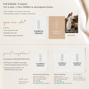 Wedding Program, Program Wedding, Program Template, Program For Wedding, Ceremony Program, Program Printable, Fully Editable, Stephanie image 6