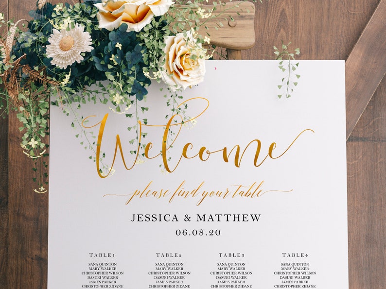 Try Before You Buy 18 S45g Gold Seating Chart Wedding Seating Plan Welcome Wedding Seating Chart Seating Template Seating Plan Paper Invitations Announcements Vadel Com