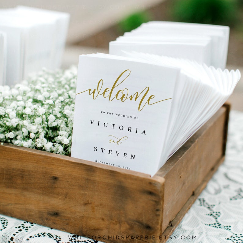 Wedding Program, Program Wedding, Program Template, Program For Wedding, Ceremony Program, Program Printable, Fully Editable, Stephanie image 5