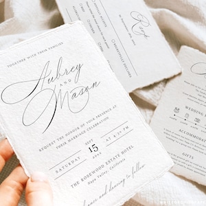 Script Wedding Invitation, Wedding Invitation Template, Wedding Invitation Suite, Wedding Invitation Set, Wedding Invites, Catherine