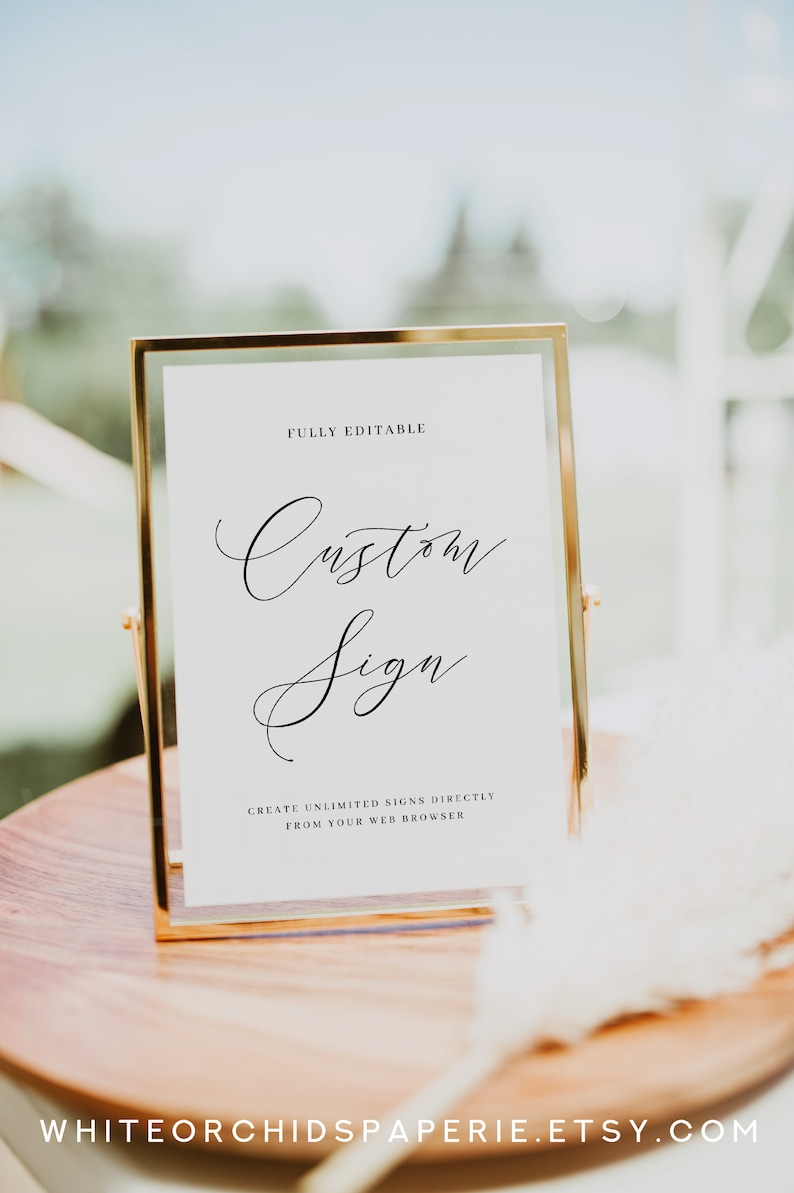 Wedding Sign Template Wedding Sign Printable Custom Wedding Etsy Wedding Sign Template Wedding Sign Printable Custom Wedding Etsy