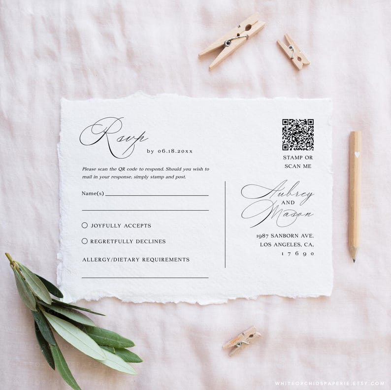 Script Wedding Invitation, Wedding Invitation Template, Wedding Invitation Suite, Wedding Invitation Set, Wedding Invites, Catherine image 4