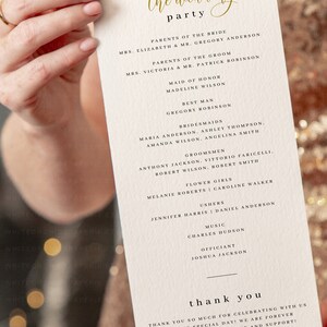 Wedding Program, Program Wedding, Program Template, Program For Wedding, Ceremony Program, Program Printable, Fully Editable, Stephanie image 2