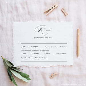 Script Wedding Invitation, Wedding Invitation Template, Wedding Invitation Suite, Wedding Invitation Set, Wedding Invites, Catherine image 3