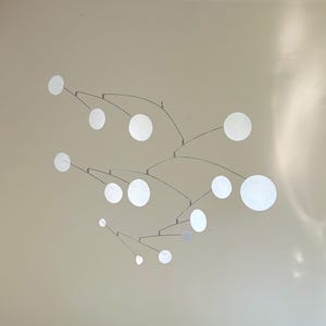 37 Inch Metal Kinetic Mobile Sculpture Designed and Created By J.E.