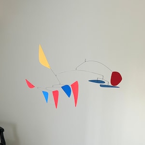 39 Inch metal Kinetic Mobile Sculpture Designed and Created By JE