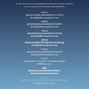May include: An image displaying different font styles, titled "NEWS PRINT FONTS." The graphic presents various fonts, including serif and sans-serif options, with uppercase and lowercase alphabets. The text "HELLORING FINE JEWELRY" is at the bottom.