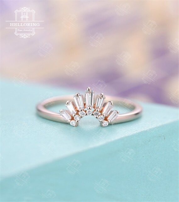 vintage gold wedding bands for her