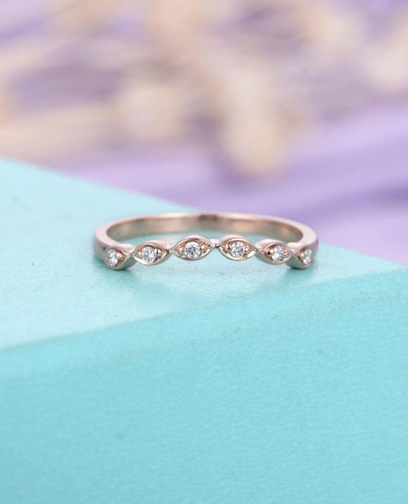 antique art deco wedding band