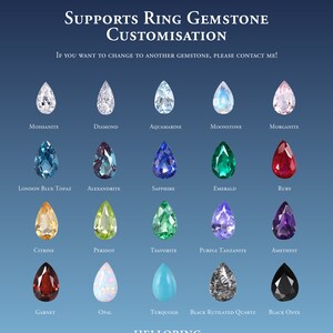 a bunch of different colored gems on a blue background