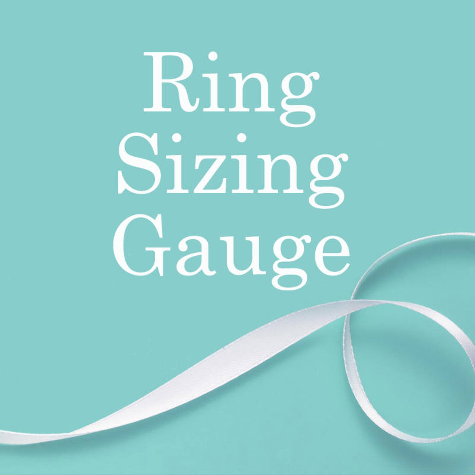 Ring Sizing Gauge Ring Gauge Ring Sizing Tool Ring Measuring Etsy
