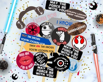 Star Wars Photo Booth Props - Etsy