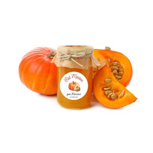 Stickers personnalisés Confiture de Potiron, étiquettes cadeaux personnalisés, autocollants personnalisés pour Pot de Confiture -