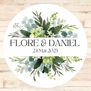 Etiquettes Autocollantes pour Mariage I Stickers personnalisés IStickers Mariage I  Cadeau de Mariage Autocollant Remerciement I