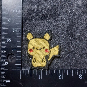 Chibi inspired Pikachu Embroidered Patch