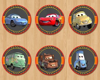disney cars cupcake rings
