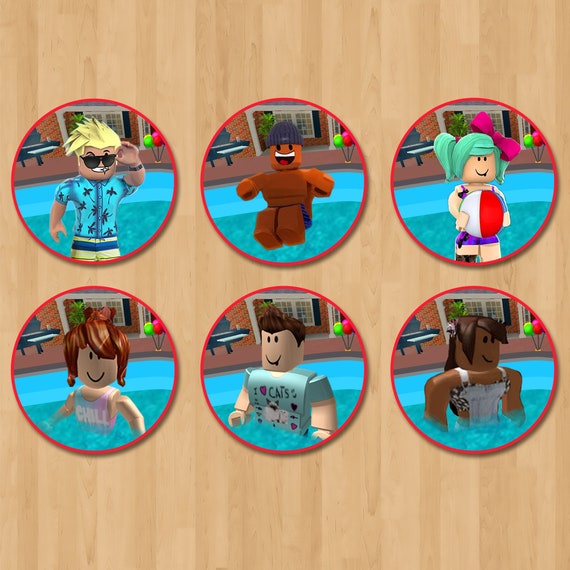 Roblox Pool Party Party Cupcake Toppers Pool Party Roblox Stickers Roblox Party Favors Roblox Birthday Party Printables 100973 - roblox pool party Roblox Pool Party Party Cupcake Toppers Pool Party Roblox Stickers Roblox Party Favors Roblox Birthday Party Printables 100973 - roblox pool party