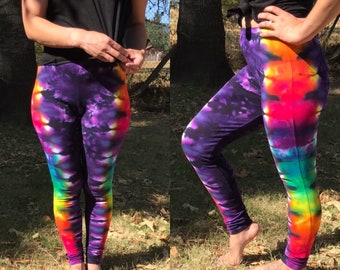 Women's Tie Dye High Waist Ultra Soft Premium Yoga Pants Leggings