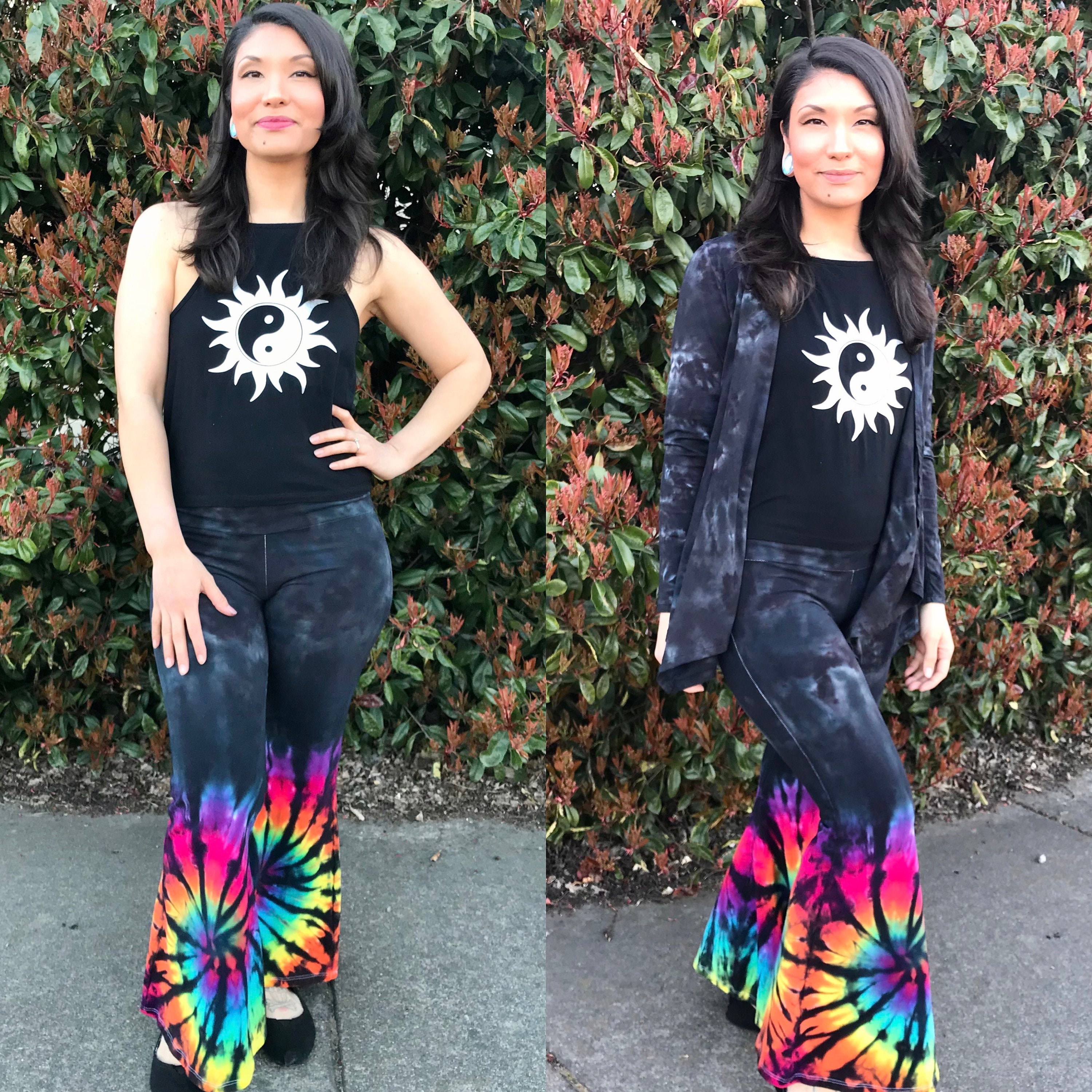 Tie Dye Flare Pants 