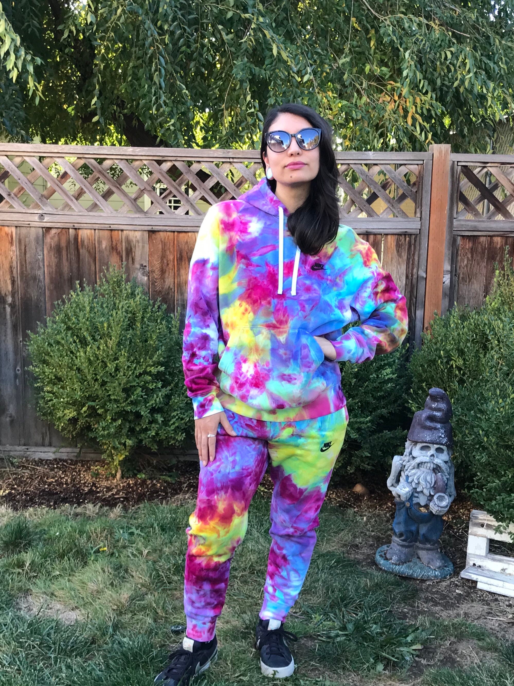 custom tie dye nike hoodie